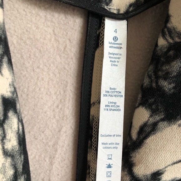 Lululemon Mojave Granite Blazer Gilet Vest jacket Sz 4 Rare - Picture 2 of 7